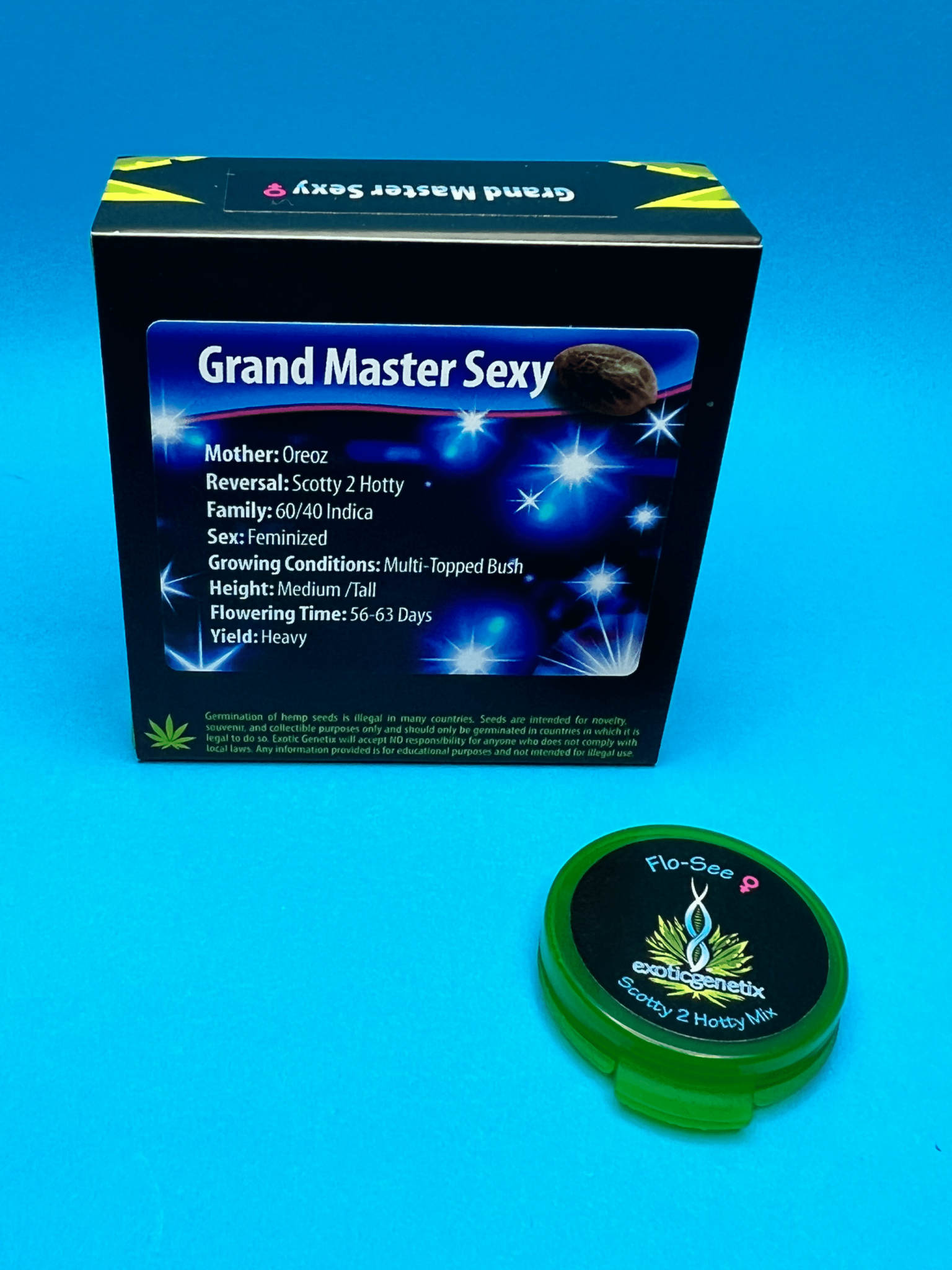 EXOTIC GRAND MASTER SEXY STRAIN FEM PHOTO 6 PACK