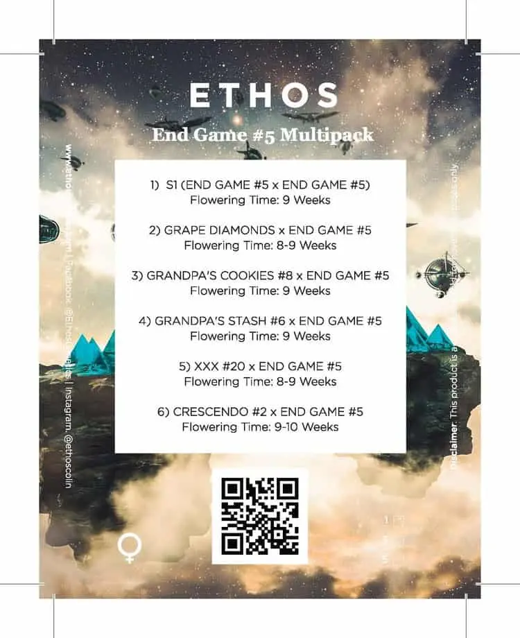 End Game #5 Multipack | Ethos Genetics | FEM Photoperiod Seeds