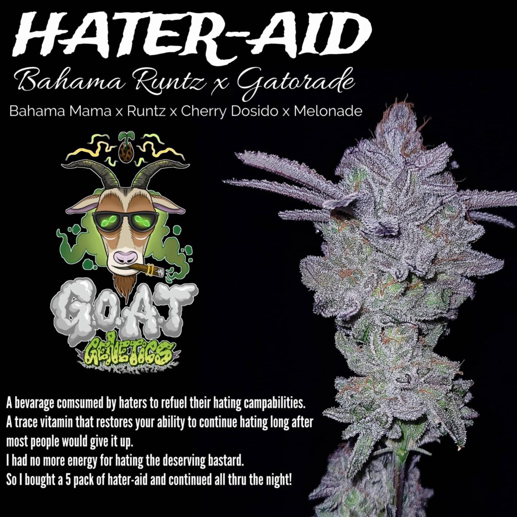 HATER-AID | Goat Genetics | FEM Photoperiod Seeds
