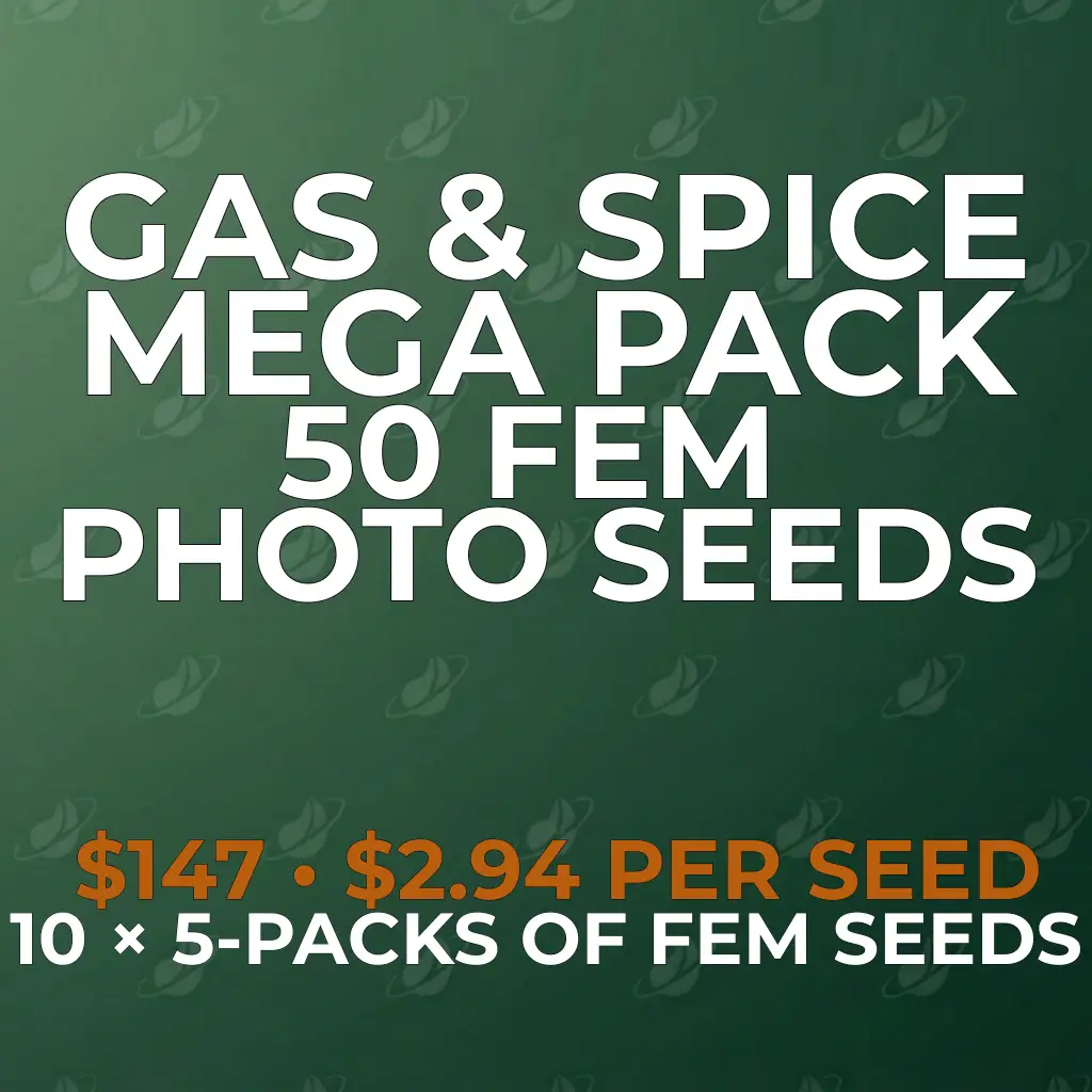 Gas & Spice 50 Seed Mega Pack | Photo
