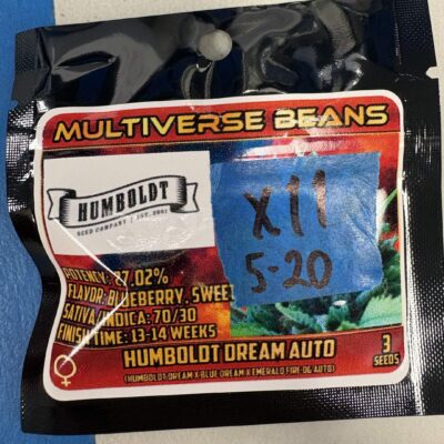 3x Humboldt Dream Auto | Auto Fem | Humboldt Seed Organization | Breeder Bonus