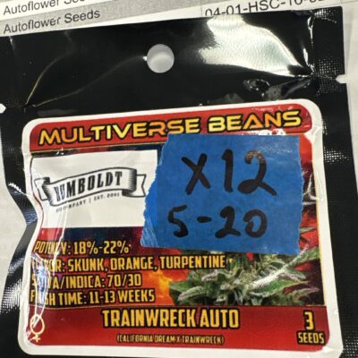 3x Trainwreck Auto | Auto Fem | Humboldt Seed Organization | Breeder Bonus