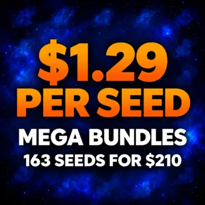 163 seeds for $210 MEGA Bundle ~$1.29 per seed
