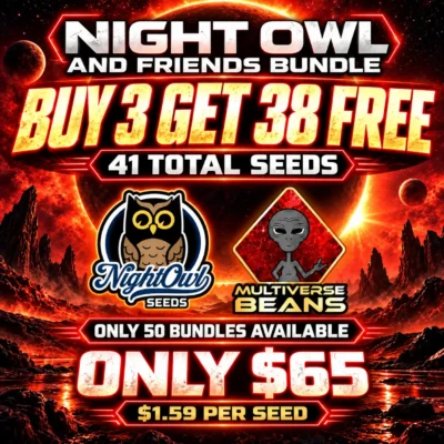 Buy 3 Get 38 FREE | Night Owl and Friends 41-Seed Bundle